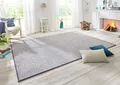 Produktbild: BT Carpet Wolly Teppich – Wohnzimmerteppich Flachgewebe Kurzflor Woll-Optik Wolle Skandi-Look Esszimmer, Wohnzimmer, Kinderzimmer, Schlafzimmer – Creme, 60x90cm