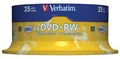 Produktbild: Verbatim DVD+RW 4,7GB 25er Sp. Spindel 43489
