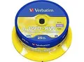 Produktbild: Verbatim DVD+RW Spindle Silber 4x 4.7 GB 25 Stück