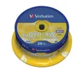 Produktbild: Verbatim DVD-Rohling 25 Verbatim Rohlinge DVD+RW 4,7GB 4x Spindel
