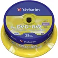 Produktbild: Verbatim 43489 DVD+RW Rohling 4.7 GB 25 St. Spindel Wiederbeschreibbar
