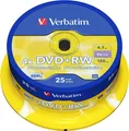Produktbild: VERBATIM 43489 DVD+RW SERL 4,7GB 4X SP25