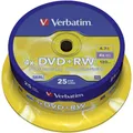 Produktbild: Verbatim 43489 DVD+RW Rohling 4.7 GB 25 St. Spindel Wiederbeschreibbar