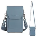 Produktbild: bugatti Almata Umhänge-Geldbörse mit Smartphone-Fach, Crossover Tasche für Damen, blau