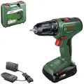 Produktbild: Bosch Home and Garden EasyDrill 18V-38 06039D8003 Akku-Bohrschrauber 18 V 2 Ah Li-Ion inkl. Akku, inkl. Ladegerät, inkl. Koffer