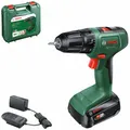 Produktbild: Bosch EasyDrill 18V-38, inkl. 1x Akku, Ladegerät, Zubehör, Koffer.