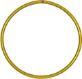 Produktbild: Zirkus Hula Hoop, Hologramm Farben, Ø 85cm Gelb
