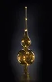 Produktbild: 76031 Krinner Lumix Tree Topper Bernstein Weihnachtsbaumschmuck Glas Transpa ~D~