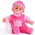 Produktbild: 93800-pink 93825AA Babypuppe First Words, Schlafaugen, spricht 24 Babylaute, ...