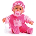 Produktbild: Bayer Design 93800-pink 93825AA Babypuppe First Words, Schlafaugen, spricht 24 B