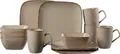 Produktbild: Ritzenhoff & Breker Brunch-Set Casa graues Porzellan - zwölfteilig, Brunchset