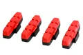 Produktbild: 4 x Original Magura Bremsbeläge für HS 11 HS 33 66 22 24 rot Bremsklötze Belag