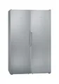 Produktbild: Siemens, KA95NVIEP, iQ300, Set Eintür-Kühlschrank und Eintür-Gefrierschrank, Europäischer Side by Side, hyperFresh Schublade, safetyGlas-Ablagen, noFrost, Gebürsteter Stahl mit antiFingerprint