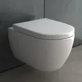Produktbild: Spülrandlose Toilette  Hänge WC Wand WC Kloschüssel mit Absenkautomatik WC Sitz