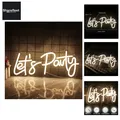 Produktbild: Lets Party Leuchtreklame Let's Party LED-Schild Dimmbare Neonlichter Neon-Dek...