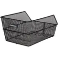 Produktbild: Basil Fahrradkorb Cento, schwarz, aus Metall, 20 Liter, hinten, für Gepäckträger, 39 x 24 x 21 cm, Festmontage