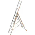 Produktbild: Layher Allzweckleiter Topic 1040, 3 x 8 Sprossen, Länge 2,45 m