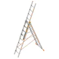 Produktbild: TOPIC 1040 Alu Layher Mehrzweckleiter 5,25 m, 3 teilig, 3x 8 Sprossen