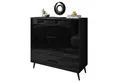 Produktbild: Lookway Kommode AURA 4S Schwarz mit Schubladen und Griffe