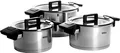 Produktbild: WOLL Topf-Set Concept, Edelstahl 18/10 (Set, 6-tlg), 5 mm dicker, vollständig gekapselter Boden