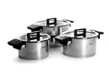 Produktbild: Woll Concept 6tlg., Topf-Set, Induktiv - Geeignet für alle Herdarten, Edelstahl, backofenfest bis zu 200°, silber