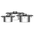 Produktbild: Woll concept 6tlg., Profi Koch Topf-Set Edelstahl Ø 18, 20 & 24cm