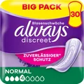 Produktbild: always Discreet Inkontinenz Normal Big Pack 30 Stück Menstruationspad Frauen