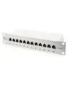 Produktbild: DIGITUS CAT 6A Patch Panel geschirmt 12-Port 1HE 10