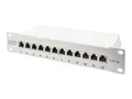 Produktbild: DIGITUS CAT 6A Patch Panel, geschirmt, 12-Port, 1HE, 10