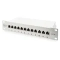 Produktbild: Digitus Cat.6A Patch Panel, geschirmt, 12-Port, 10