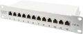 Produktbild: DIGI 91612SEAG - Patchpanel, Cat.6a, 1HE, 12 Port, geschirmt, grau