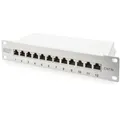 Produktbild: Digitus DN-91612S-EA-G 12 Port Netzwerk-Patchpanel 254 mm (10) CAT 6a 1 HE