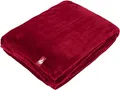 Produktbild: Heat Holders® Thermal Fleece Decke / Wurfdecke, 180 x 200 cm, Cranberry (Wein...