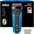 Produktbild: Braun Series 3 Elektrorasierer Herren, Rasierapparat mit 3 Flexiblen Klingen, 30