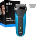 Produktbild: Braun Series 3 Elektro-Rasierer Herren, Rasierapparat mit 3 Flexiblen Klingen