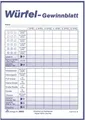 Produktbild: RNK Verlag 5803 Würfelspiel-Gewinnblatt - Block, DIN A6, 3 x 85 Blatt