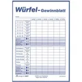 Produktbild: 1 bis 10x RNK Verlag Würfelspiel-Gewinnblatt, Block, DIN A6, 3er BIS 57% RABATT