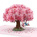 Produktbild: papercrush Pop-Up Karte Herzbaum mit Turteltauben, 3D Hochzeitskarte