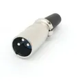 Produktbild: Xlr-stecker - 3-POLIG - vernickelt - kurz
