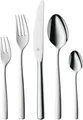 Produktbild: WMF Boston Edelstahl Besteck Set 6 Personen, Essbesteck Set 30 teilig, Monobloc-Messer, Cromargan Ed