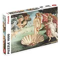 Produktbild: Piatnik 5421 - Puzzle Boticelli - Die Geburt der Venus 1000 Teile, Lebendiges Blau, Rosa und Gold