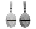 Produktbild: MiaMia Schnuller Diamant - Grau Hellgrau, 2er Pack Silikon Schnullerbox Schnullertasche Aufbewahrungsbox