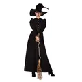 Produktbild: WILBERS & WILBERS 4494 - Hexenkleid für Damen, schwarz, Erwachsenenkostüm für Karneval und Halloween