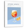 Produktbild: REINDERS Gerahmtes Bild, Aperol Spritz, Küche, Poster, Wanddeko, Room Decor, MDF, Orange, 40x30cm