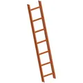 Produktbild: Layher Dachleiter 1051, Länge 1,96 m, kupferbraun, mit 7 Sprossen, aus Aluminium