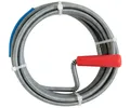 Produktbild: Reinigungsspirale Spirale Rohr-Reinigung mit Kurbel rot ø9mm 10m Siphonreinigung