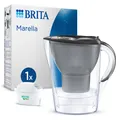 Produktbild: Brita Wasserfilter-Kanne Marella graphit, 2,4 l Füllmenge  Wasserfilter
