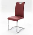 Produktbild: MCA Schwingstuhl Köln 2er Set Kunstleder Bordeaux & Chromgestell