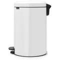 Produktbild: Brabantia Mülleimer 111846, newIcon, weiß, aus Metall, 20 Liter