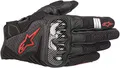 Produktbild: Alpinestars Motorradhandschuhe Smx-1 Air V2 Gloves Black Red Fluo, Schwarz/Rot, M